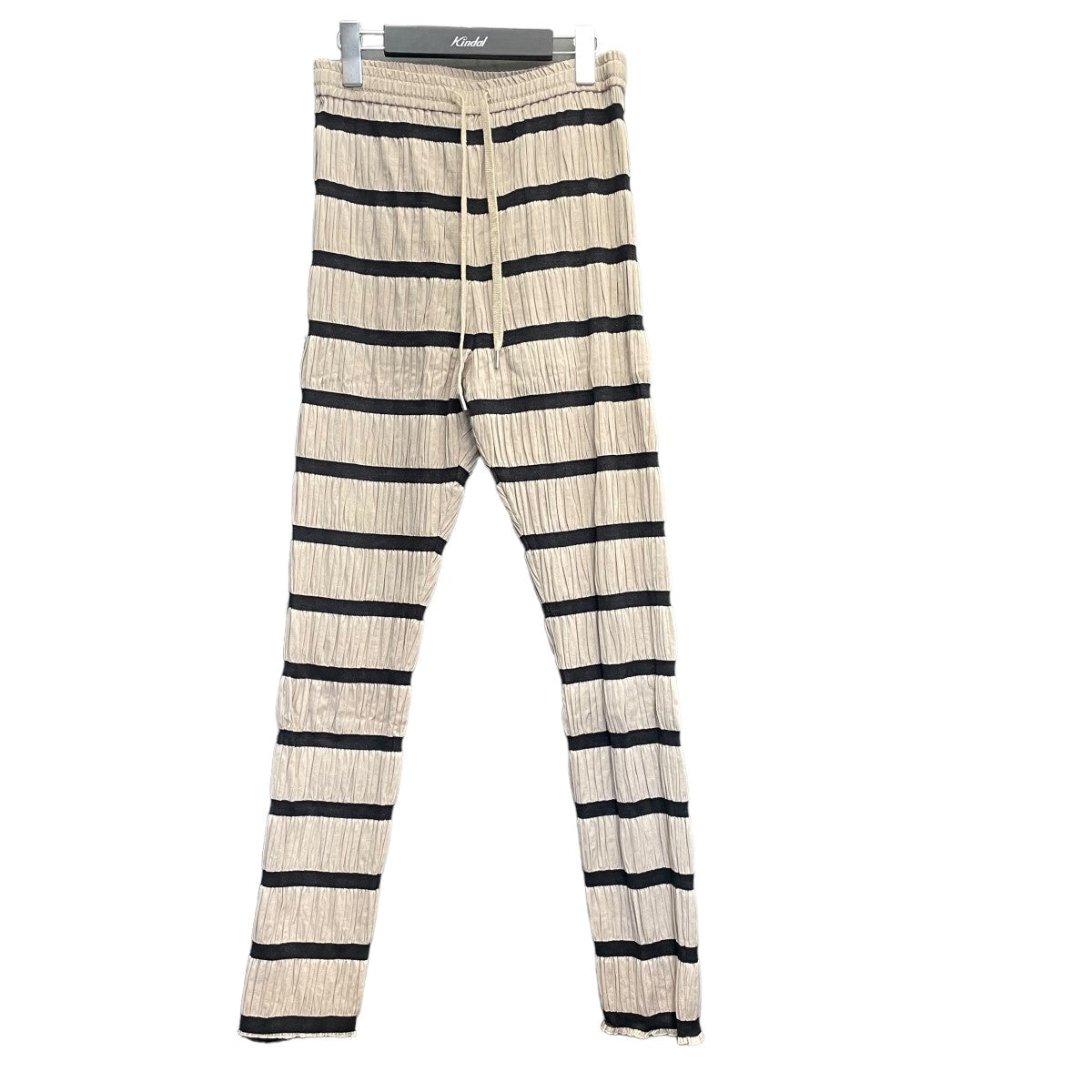 【pelleq】Shirring striped trousersfumikauchida