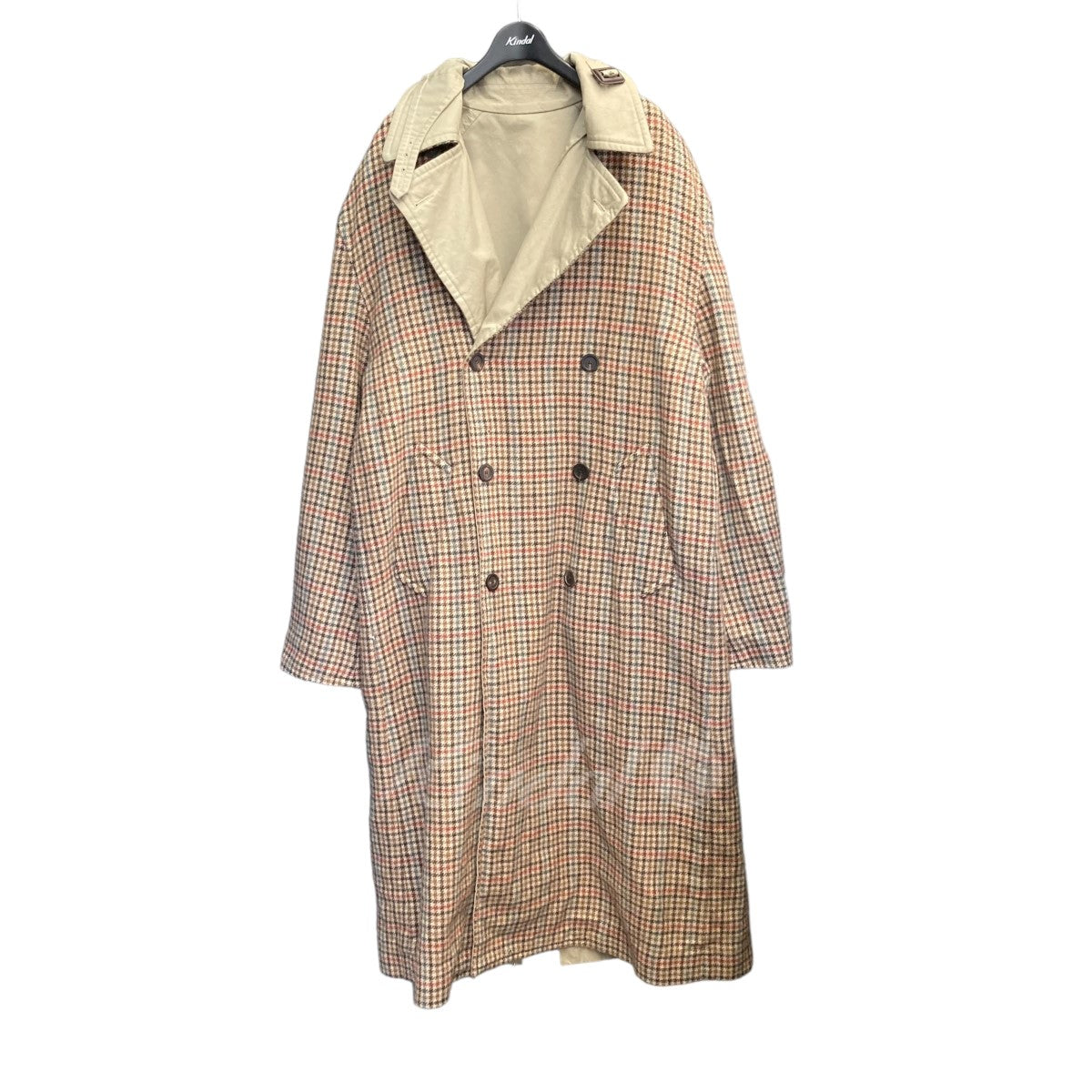 2022AW 「REVERSIBLE TRENCH COAT」 チェック地リバーシブルトレンチコート