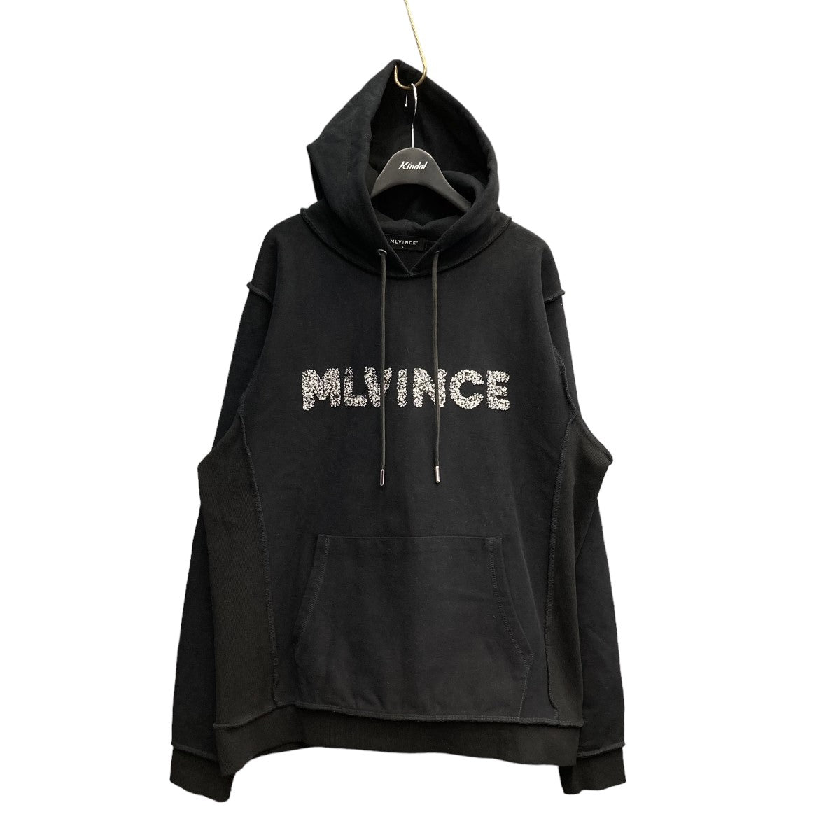 MLVINCE(メルヴィンス) 「insideout heavy weighit embroidery logo」 パーカー ブラック サイズ  L｜【公式】カインドオルオンライン ブランド古着・中古通販【kindal】