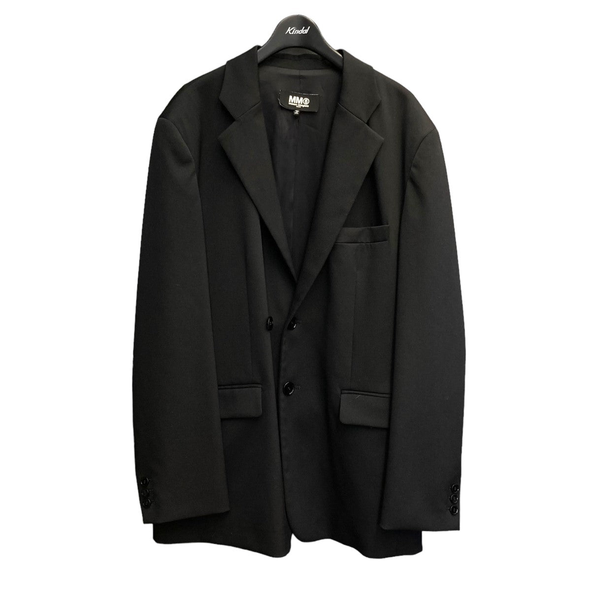 MM6 Maison Margiela(エムエムシックス メゾンマルジェラ) 2023AW 「DOUBLE-BREASTED BLAZER」  テーラードジャケット S52BN0112 ブラック サイズ 14｜【公式】カインドオルオンライン ブランド古着・中古通販【kindal】