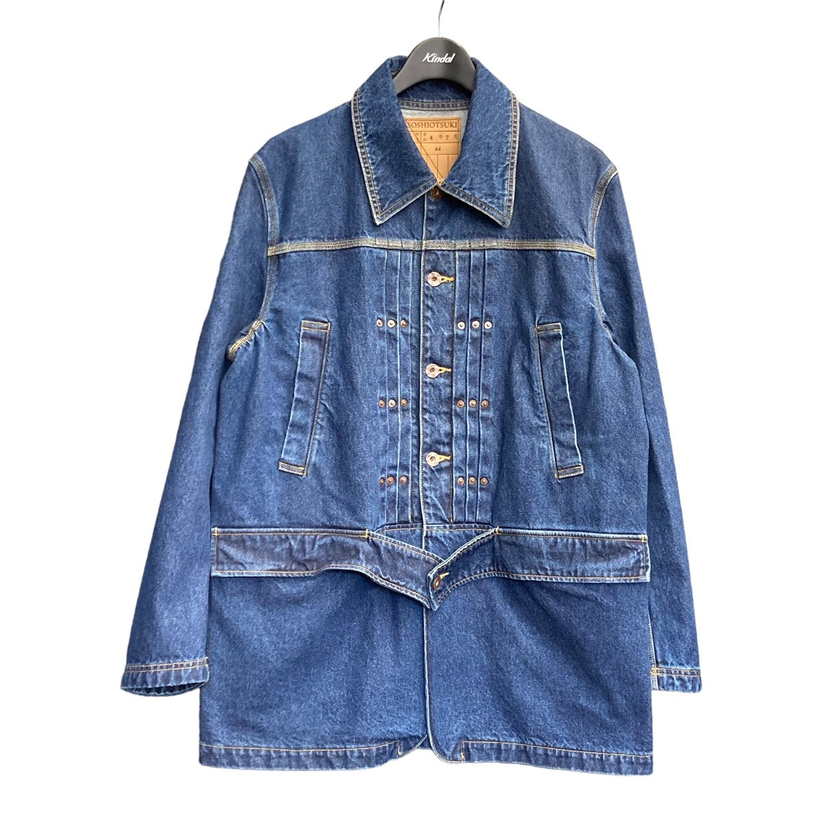 SOSHIOTSUKI(ソウシオオツキ) 2022AW 「The BDH Coverall」 デニムジャケット S22AW16DNM インディゴ  サイズ 13｜【公式】カインドオルオンライン ブランド古着・中古通販【kindal】