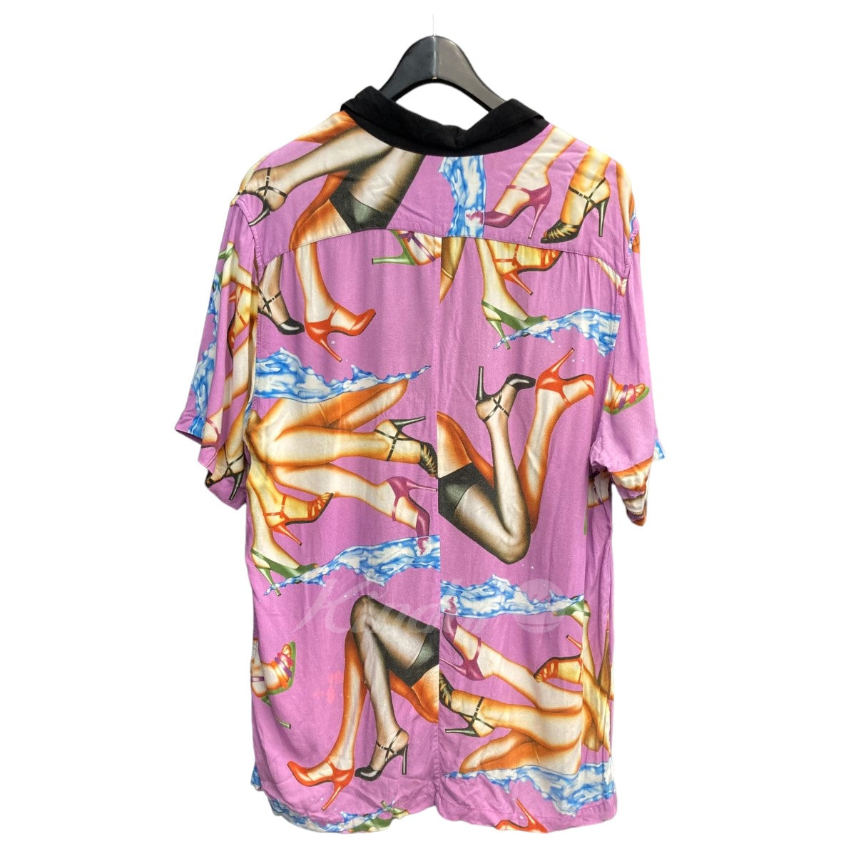 SUPREME 2015SS 「Heels Rayon Shirt」 半袖オープンカラーシャツ 古着・中古-2枚目のアイテム画像
