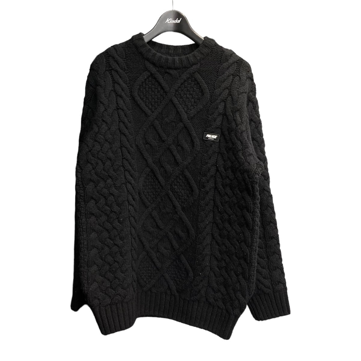 PALACE(パレス) 「CABLE KNIT」 ケーブルニット ブラック サイズ 13｜【公式】カインドオルオンライン  ブランド古着・中古通販【kindal】