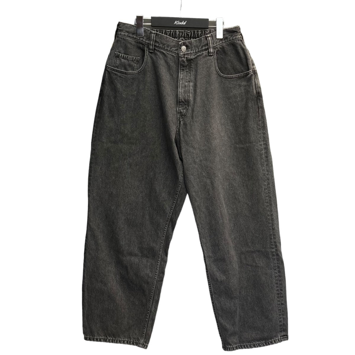 COOTIE PRODUCTIONS(クーティープロダクションズ) 「5Pocket Baggy Denim Easy Pants」 ワイドデニムパンツ  グレー サイズ 13｜【公式】カインドオルオンライン ブランド古着・中古通販【kindal】