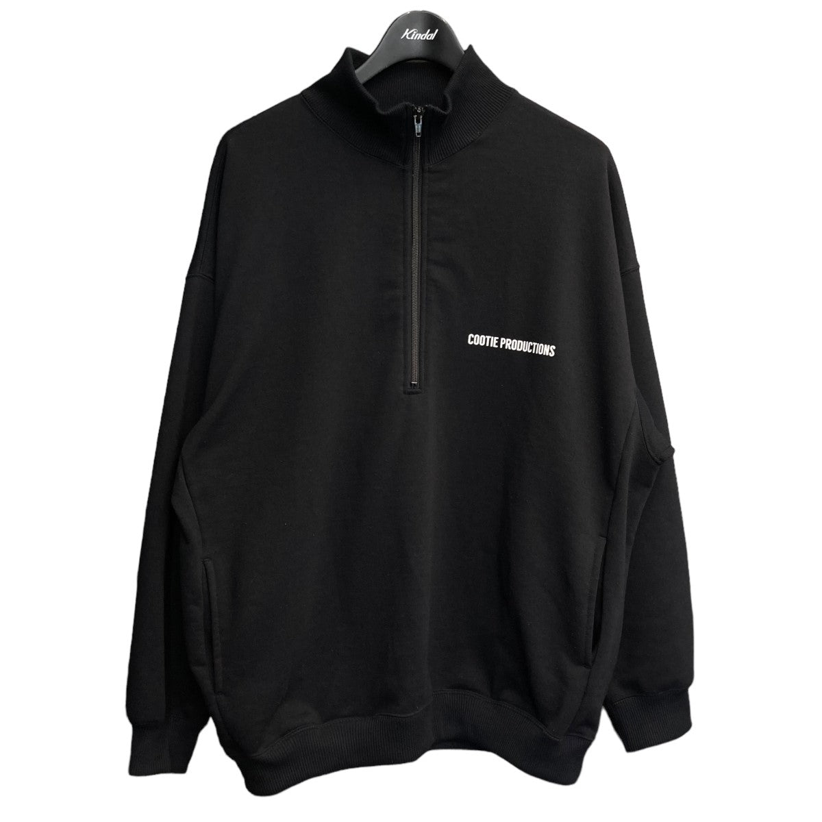 COOTIE PRODUCTIONS(クーティープロダクションズ) 「Dry Tech Sweat Half Zip Pullover」  ハーフジップスウェット ブラック サイズ 13｜【公式】カインドオルオンライン ブランド古着・中古通販【kindal】