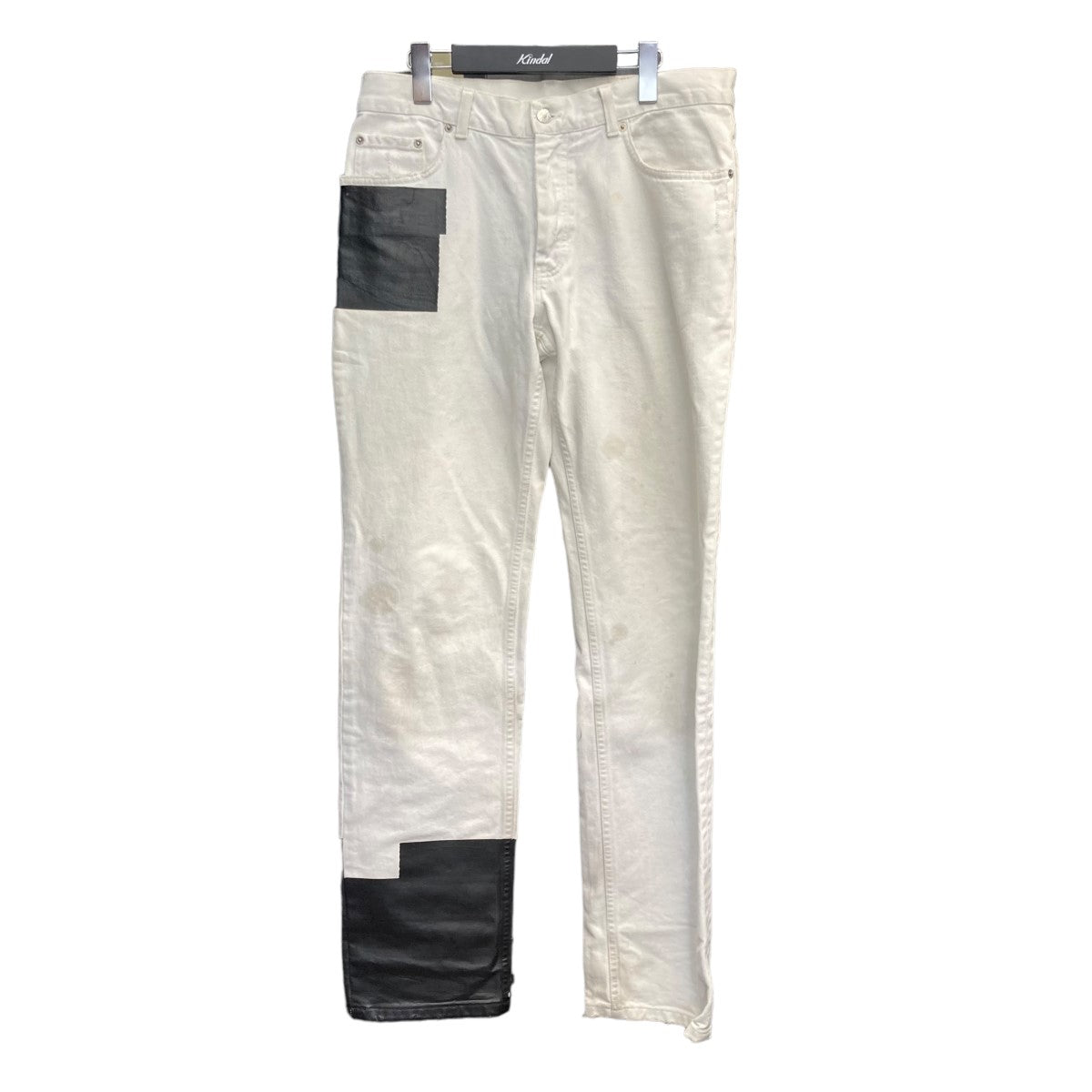 HELMUT LANG(ヘルムートラング) 2003SS 本人期 「Rubber Tape Jeans」 デザインホワイトデニム 745 HR0035  XP ホワイト サイズ 33｜【公式】カインドオルオンライン ブランド古着・中古通販【kindal】