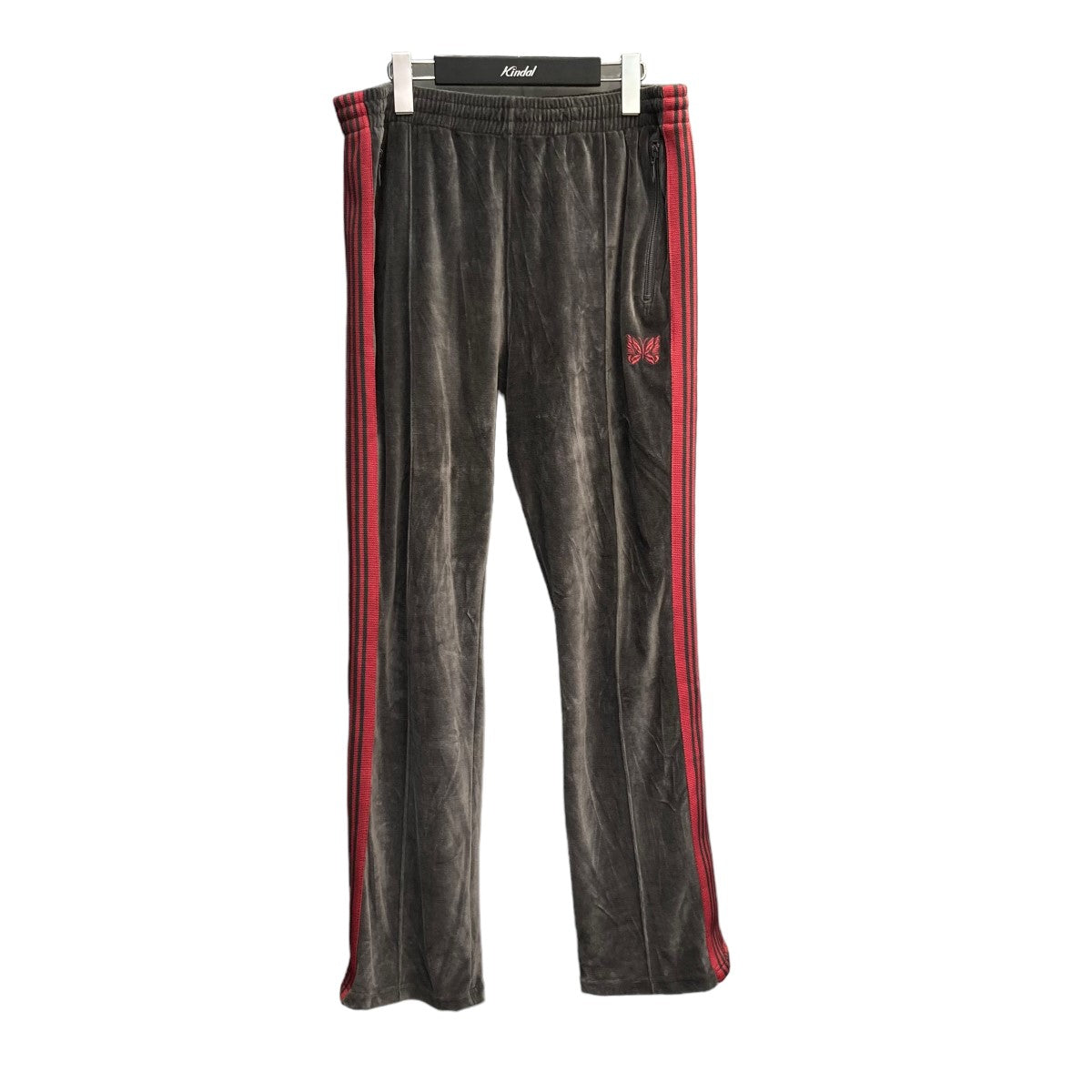 Needles(ニードルス) 「NARROW TRACK PANT」ベロアトラックパンツMR293 MR293 グレー サイズ  M｜【公式】カインドオルオンライン ブランド古着・中古通販【kindal】