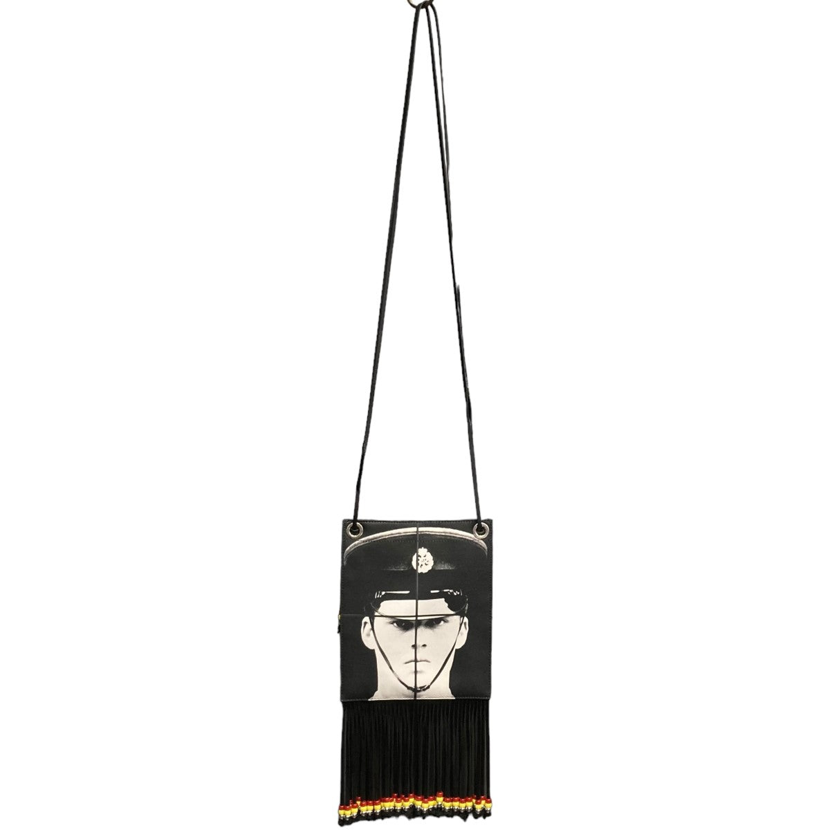 19SSGilbert&Georgeプリントデザインショルダーバッグ