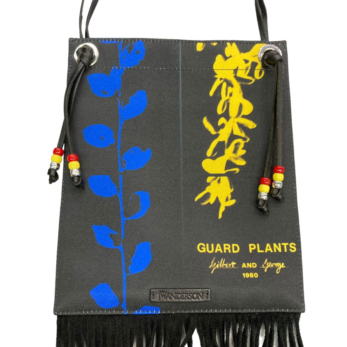 19SSGilbert&Georgeプリントデザインショルダーバッグ