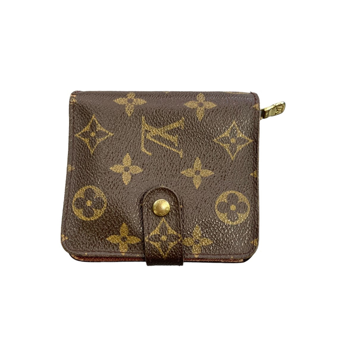 LOUIS VUITTON(ルイヴィトン) モノグラム コンパクトジップ2つ折り財布M61667 M61667 CA0072 ブラウン サイズ  -｜【公式】カインドオルオンライン ブランド古着・中古通販【kindal】