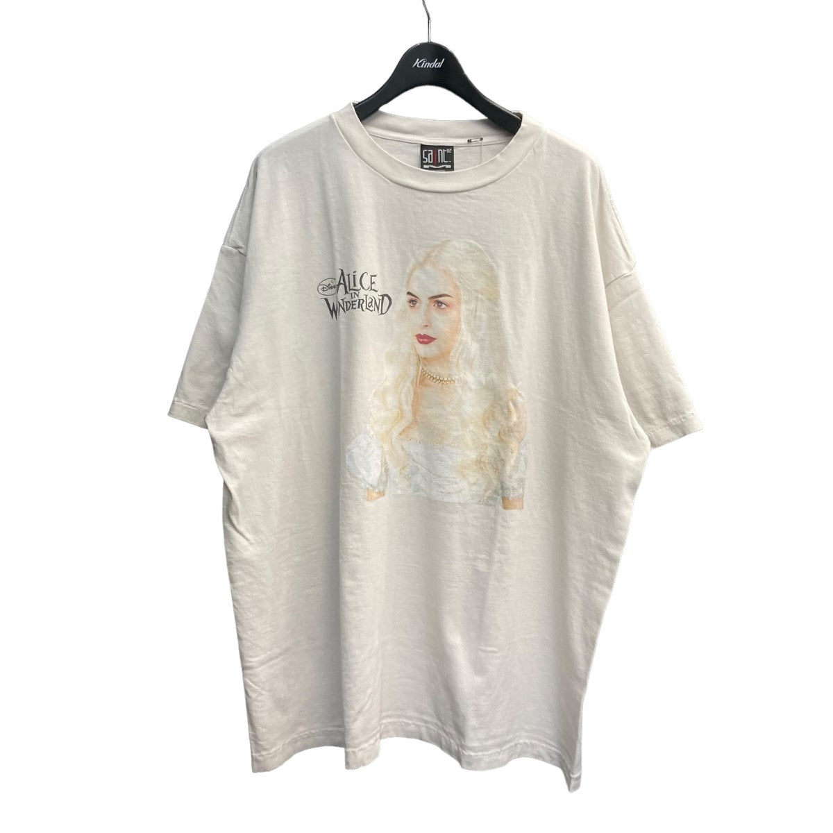SAINT MICHAEL Alice IN WonderlandプリントデザインTシャツSM-S23-0000-123 古着・中古-1枚目のアイテム画像