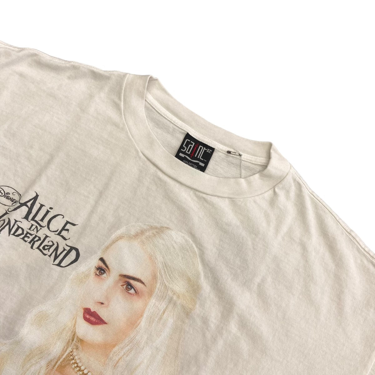 SAINT MICHAEL Alice IN WonderlandプリントデザインTシャツSM-S23-0000-123 古着・中古-3枚目のアイテム画像