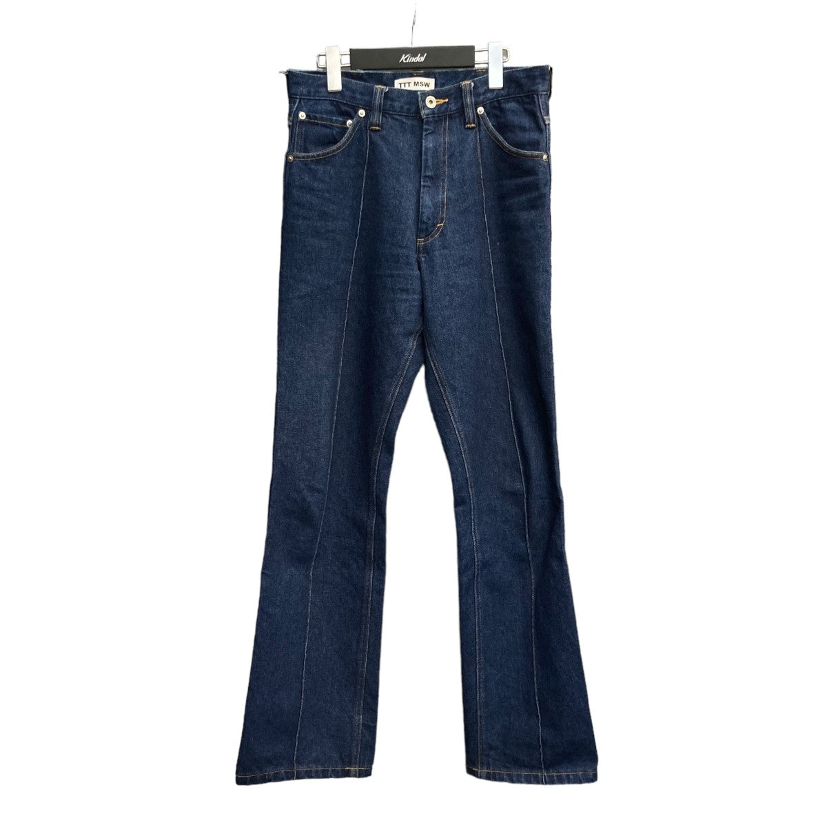 TTT MSW(ティーモダンストリートウエア) 22SSDenim PantsセンタープレスデニムパンツTTT-2022SS-PT01  TTT-2022SS-PT01 インディゴ サイズ s｜【公式】カインドオルオンライン ブランド古着・中古通販【kindal】