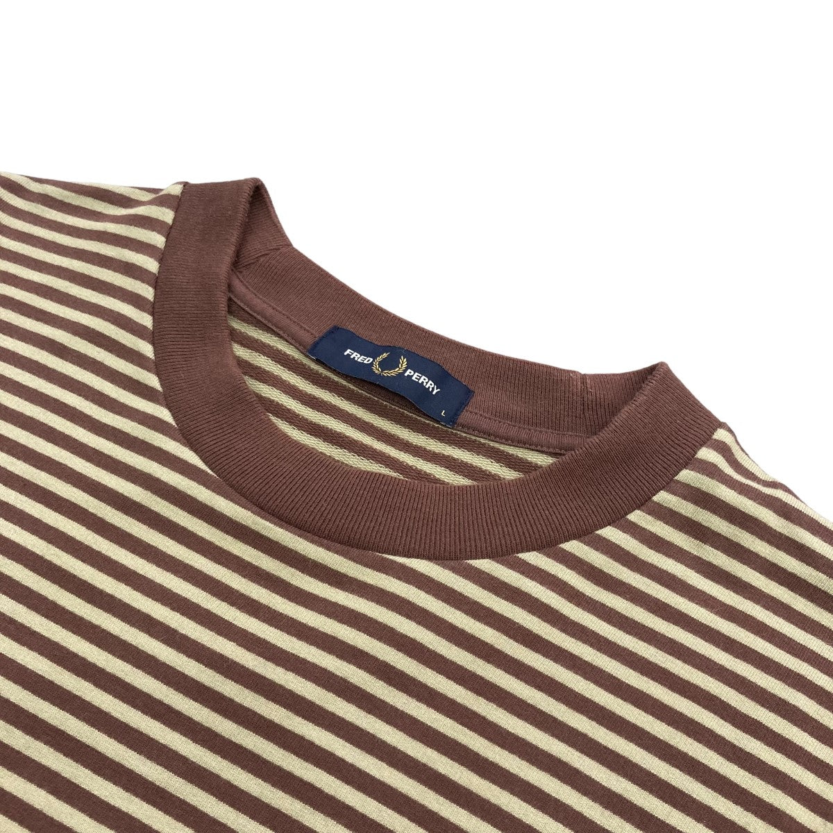 FRED PERRY ボーダーTシャツM6581 古着・中古-3枚目のアイテム画像