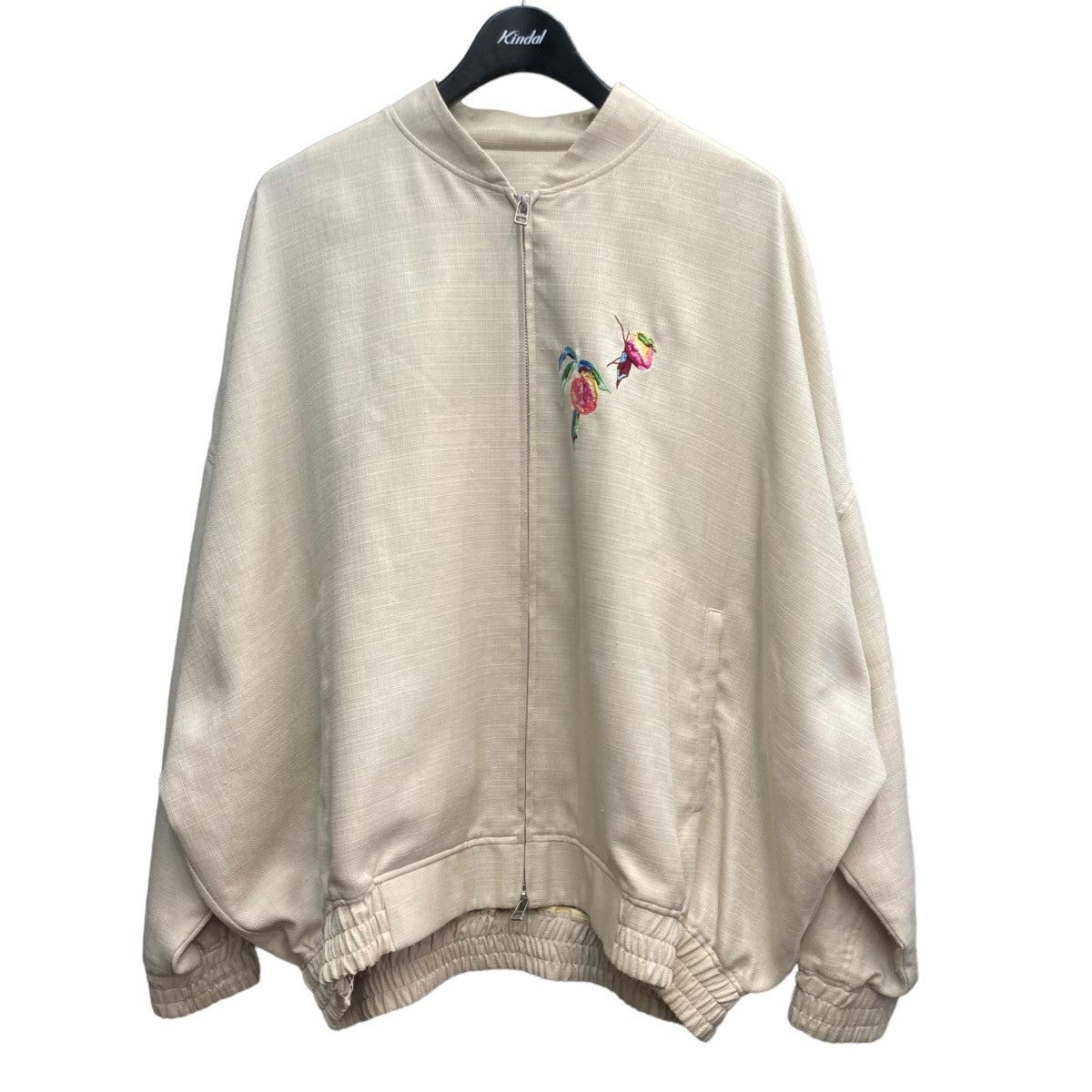 Sise(シセ) 19SSEMB．BALLOON BLOUSONジップ刺繍ブルゾン19SS-BL