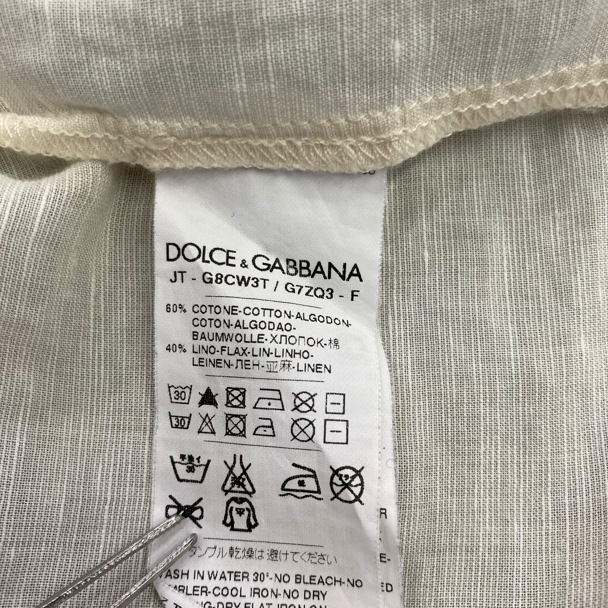 DOLCE & GABBANA ZEUSデザインTシャツG8CW3T 古着・中古-5枚目のアイテム画像