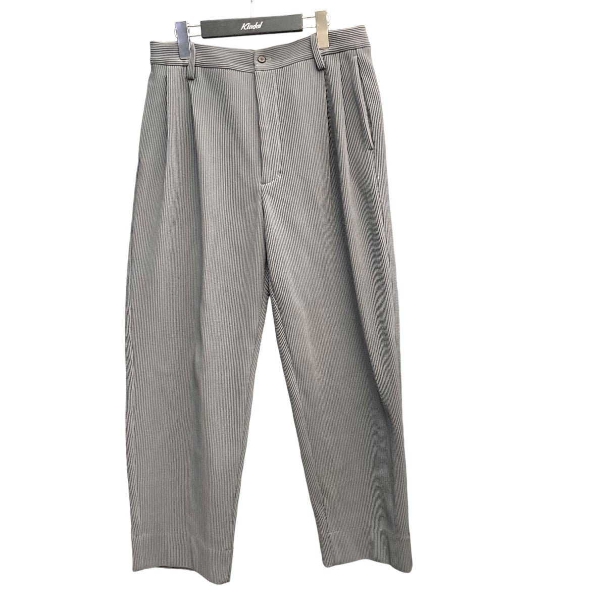 stein GRADATION PLEATS TWO TUCK TROUSERS・BLACK - tity