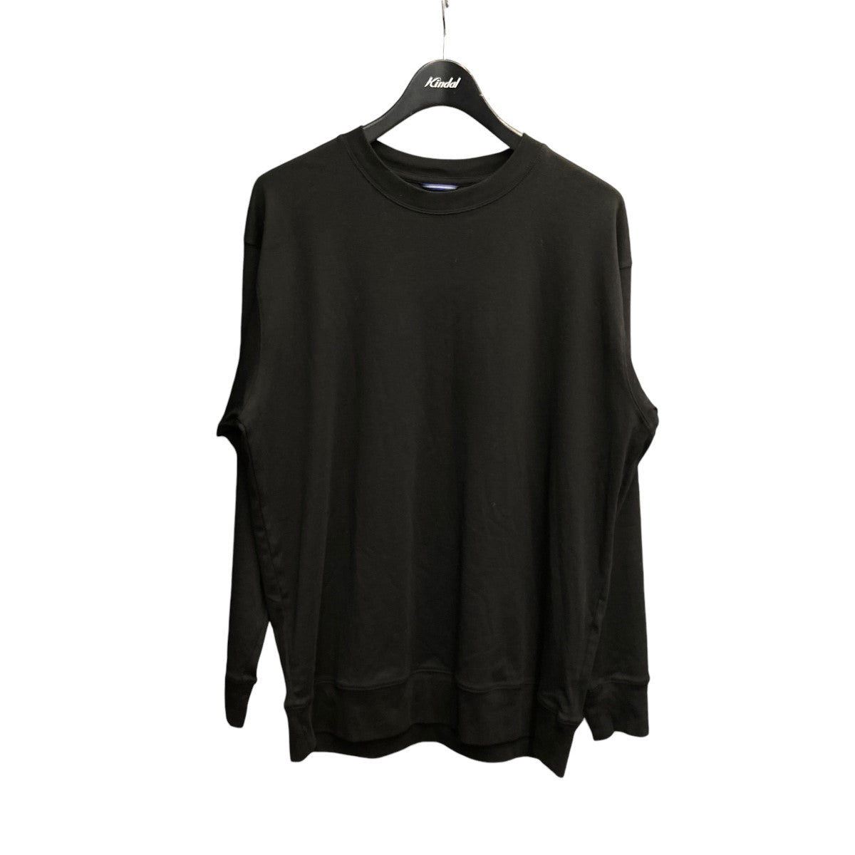 Crop black knitted oversize top — Asecondseries