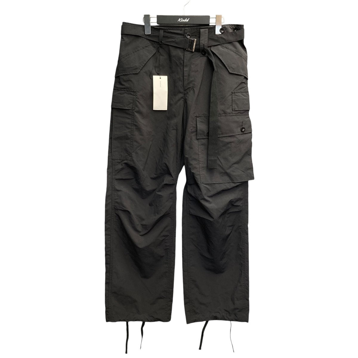 sacai(サカイ) 23AWMatte Taffeta Pants程度Ｂカーゴパンツ23-03142M 23-03142M ブラック サイズ  2｜【公式】カインドオルオンライン ブランド古着・中古通販【kindal】