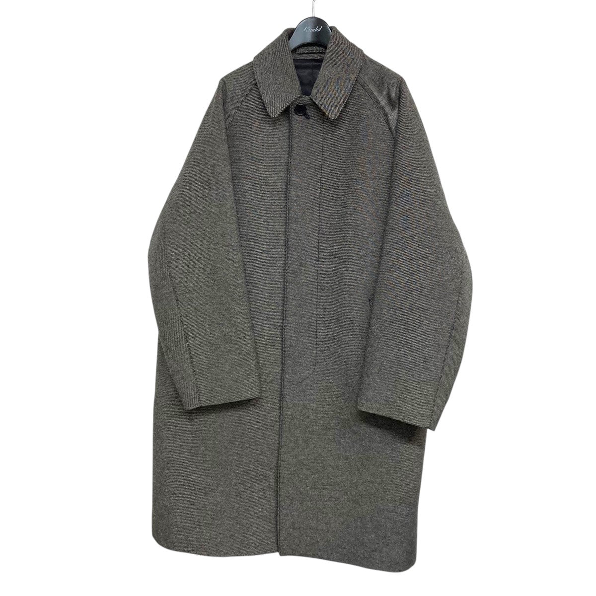 MAATEE＆SONS(マーティーアンドサンズ) 22AWTWEED BAL COLLAR COATステンカラーコートMT2303 0702A  MT2303 0702A ブラック×ホワイト サイズ Free｜【公式】カインドオルオンライン ブランド古着・中古通販【kindal】