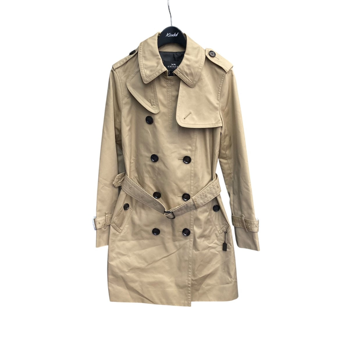 COACH(コーチ) ショートトレンチコートF33868 F33868 ベージュ サイズ  