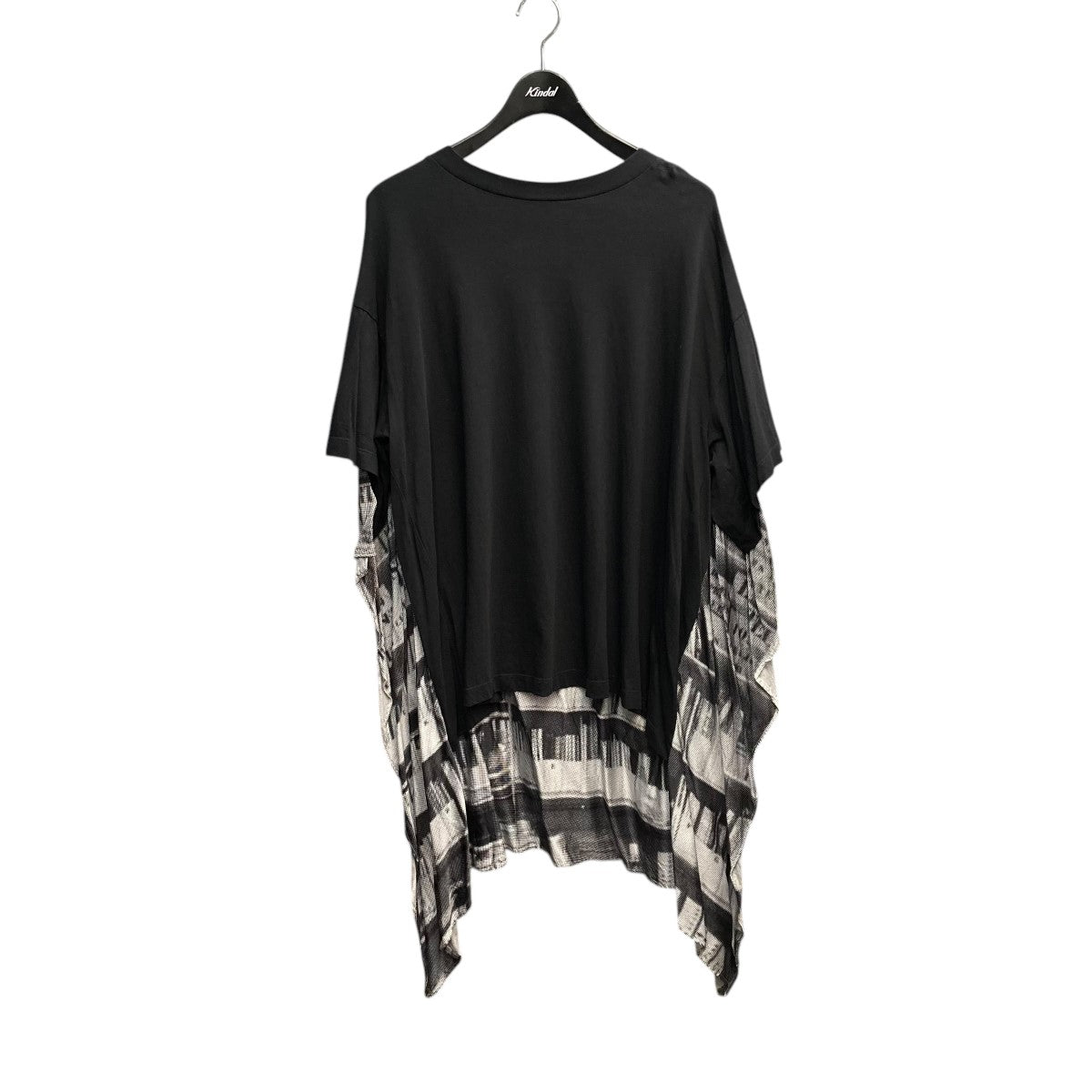 MM6 Maison Margiela(マルタンマルジェラ) 21SSクルーネックドッキングデザインTシャツS62GD0081 STJ327  S62GD0081 STJ327 ブラック サイズ M｜【公式】カインドオルオンライン ブランド古着・中古通販【kindal】