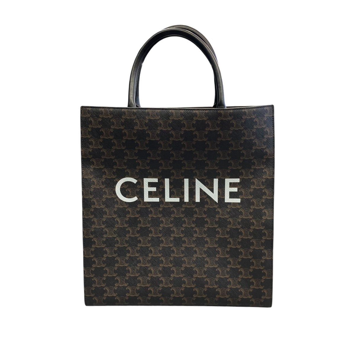 CELINE(セリーヌ) MD VERTICAL CABAS CANVAS2wayショルダーバッグ U-SL-0241  ブラック｜【公式】カインドオルオンライン ブランド古着・中古通販【kindal】