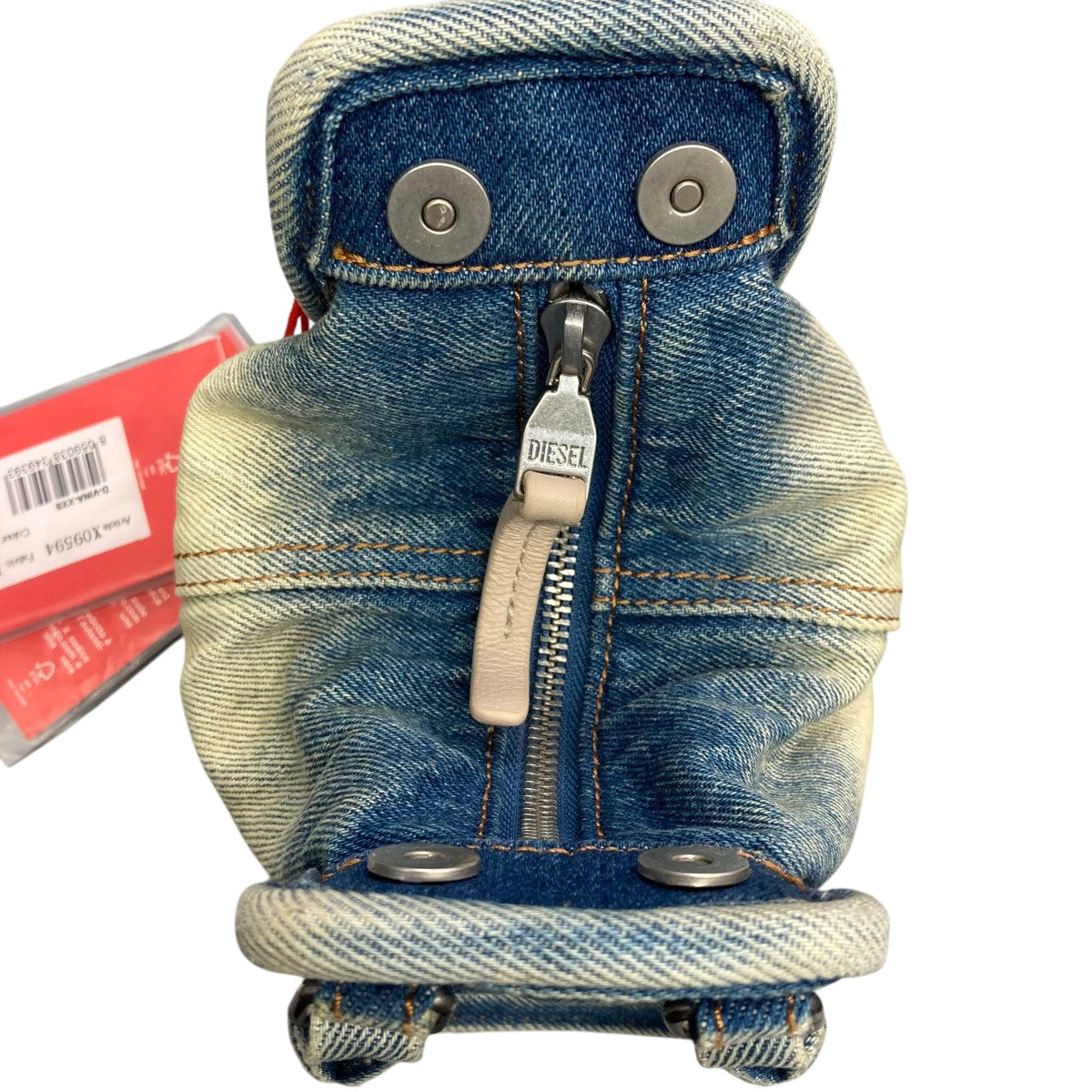 DIESEL ソラライズドデニムチャームドハンドバッグハンドバッグD-VINA-XXSの古着・中古アイテム