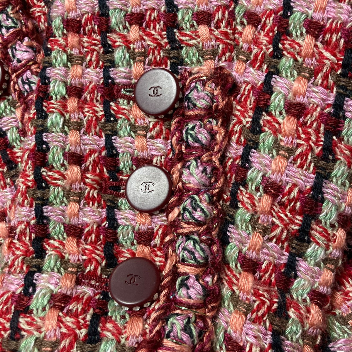 ノーカラーツイードジャケットP19135V11057