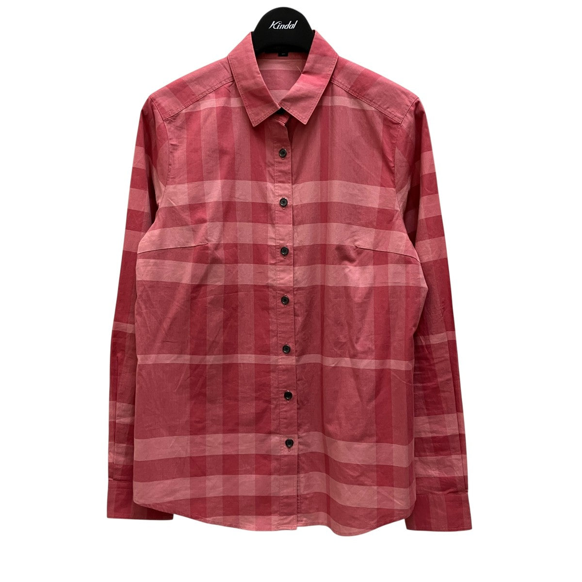 BURBERRY(バーバリー) チェックレギュラーカラーシャツ レッド