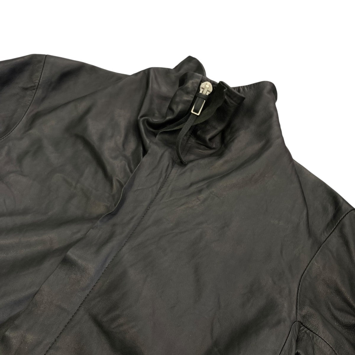 11AWLeather Jacket OiledダブルジップレザージャケットJ1-F211