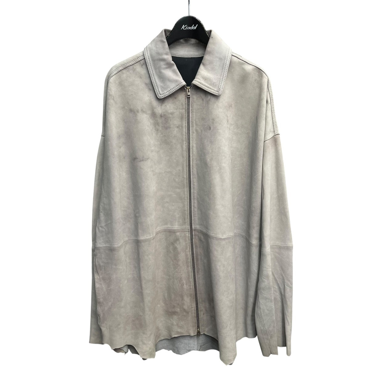 DIESEL L-MARTラムレザージャケットA07362 A07362 ライトグレー サイズ