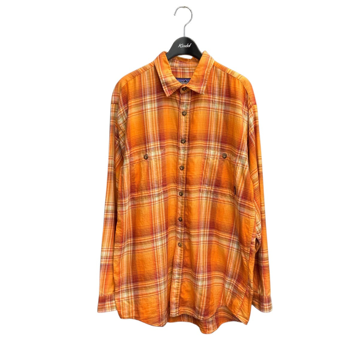 Patagonia(パタゴニア) 99年 ポルトガル製長袖シャツ オレンジ