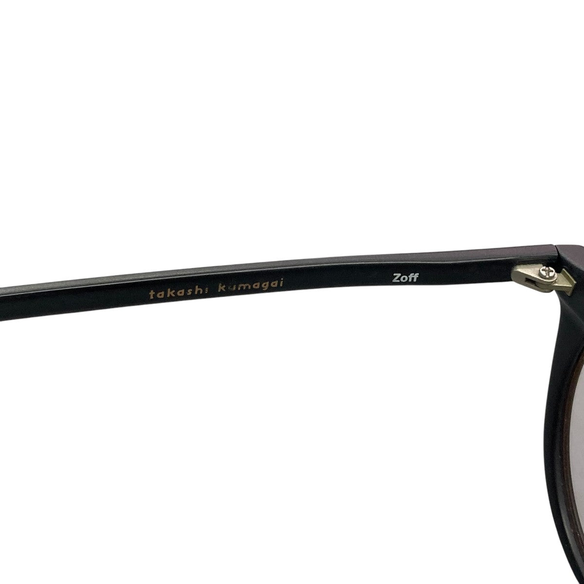 TAKASHI KUMAGAI×Zoff クリアレンズ・眼鏡ZH191G02A 古着・中古-5枚目のアイテム画像