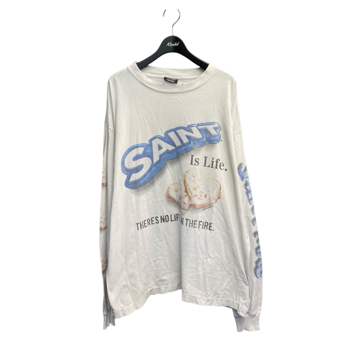 トップス SAINT MICHAEL 24SS SAINT MICHAEL×SHERMER 24SS長袖TシャツSM-YS1-0000-C39 SM-YS1