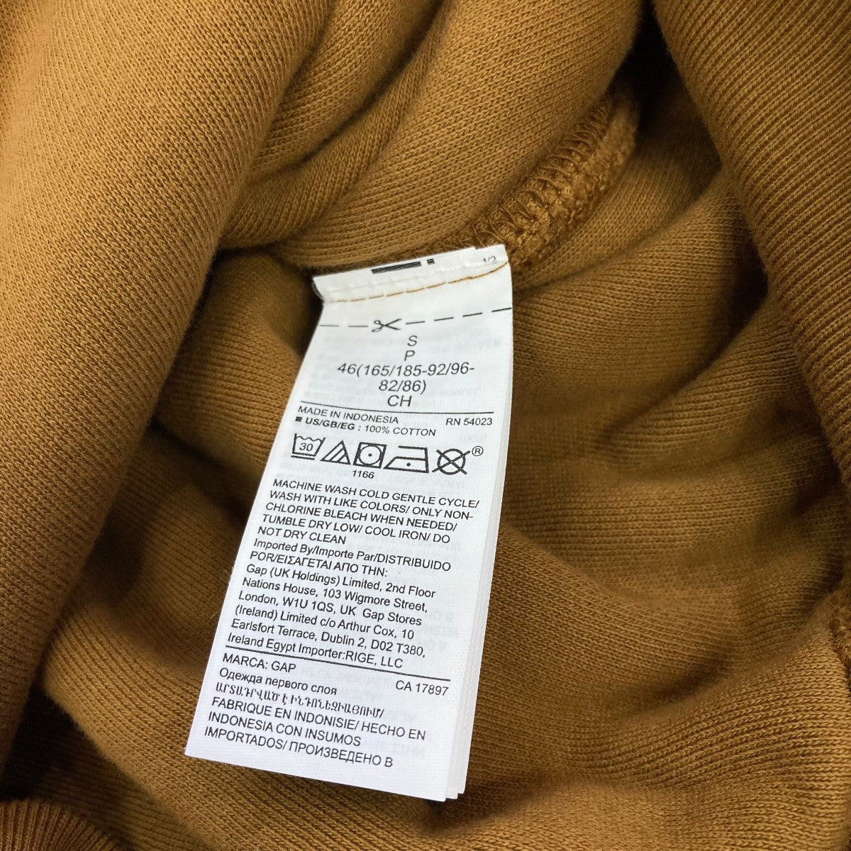 YEEZY ダブルレイヤードパーカープルオーバーフーディーS/701377-07 古着・中古-6枚目のアイテム画像