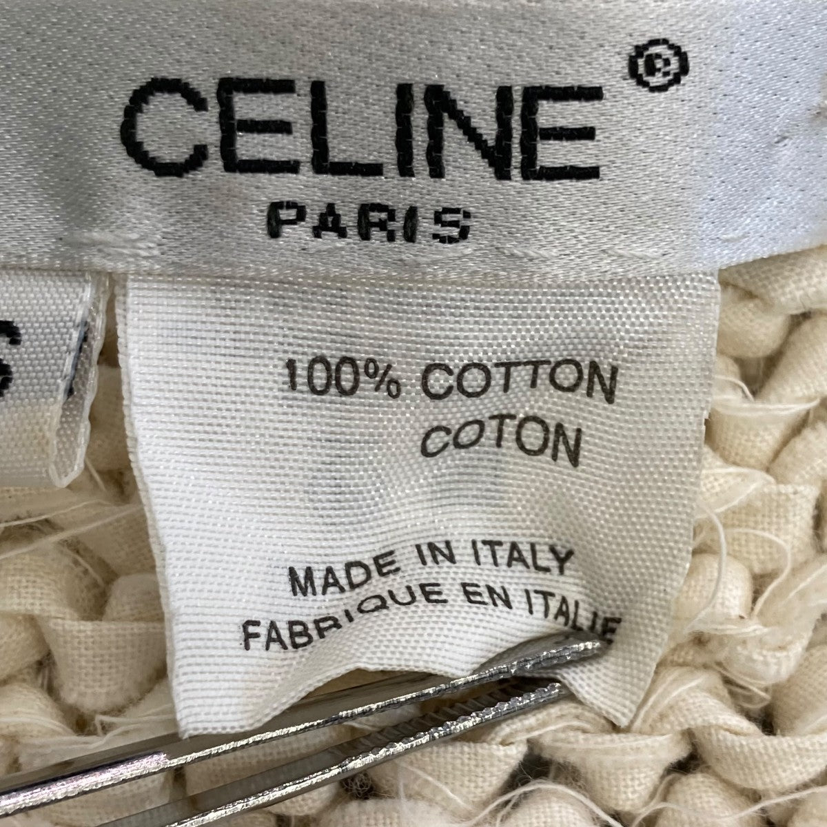 CELINE ノースリーブニット 古着・中古-7枚目のアイテム画像