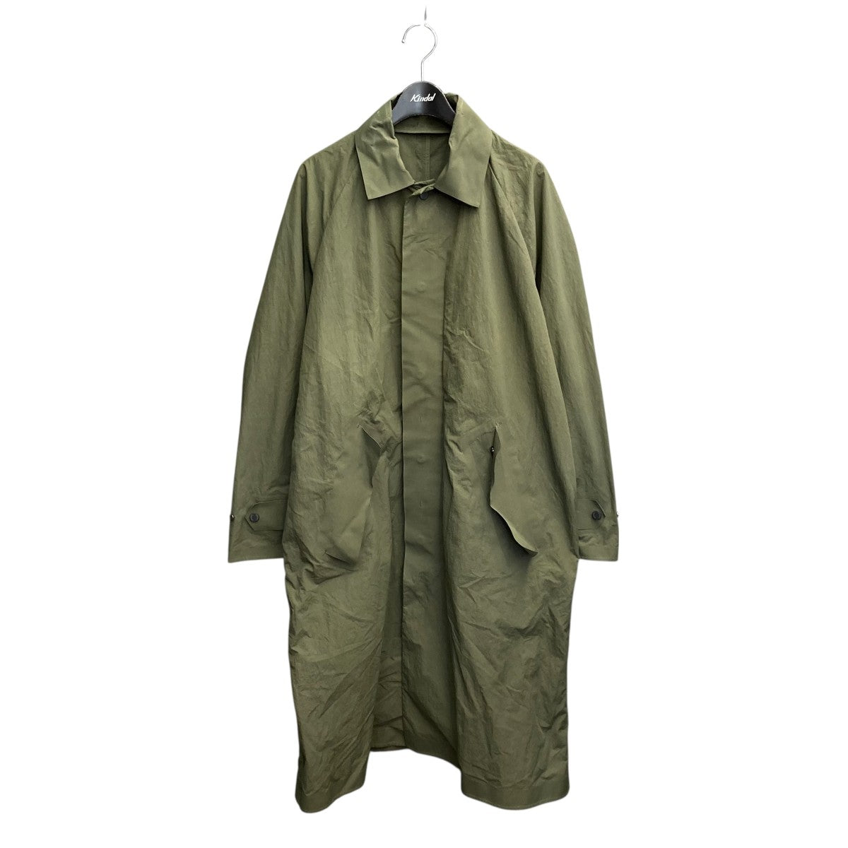 新品 デサント DESCENTE ステンカラーコート 撥水加工 カーキ M 新品 デサント DESCENTE ステンカラーコート 撥水加工 カーキ M