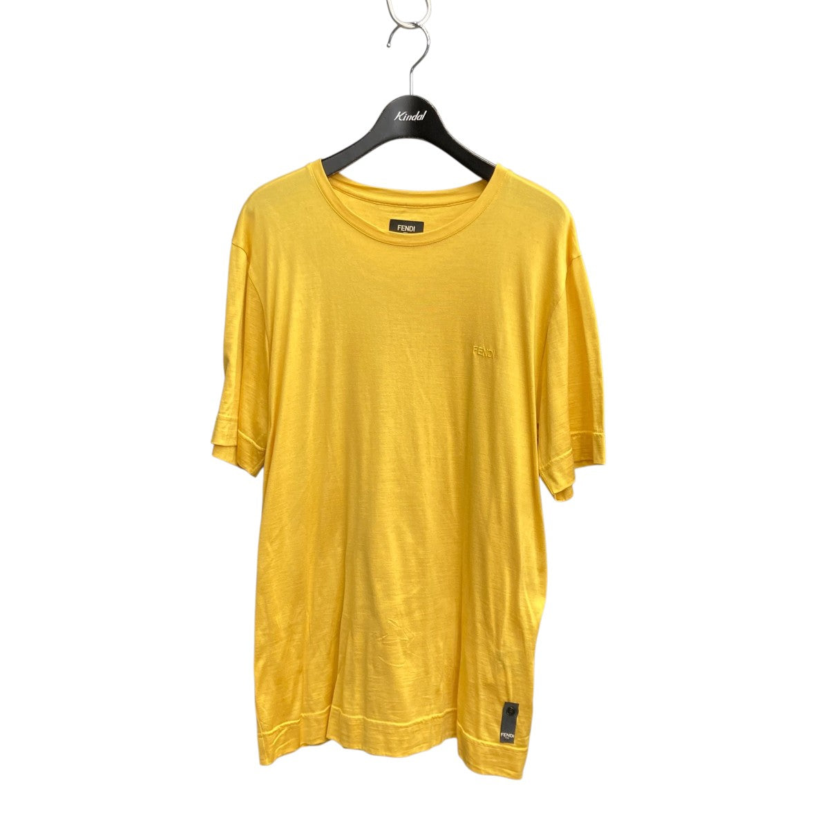 FENDI(フェンディ) LOGO SILK S S T-SHIRT半袖カットソーFY0936
