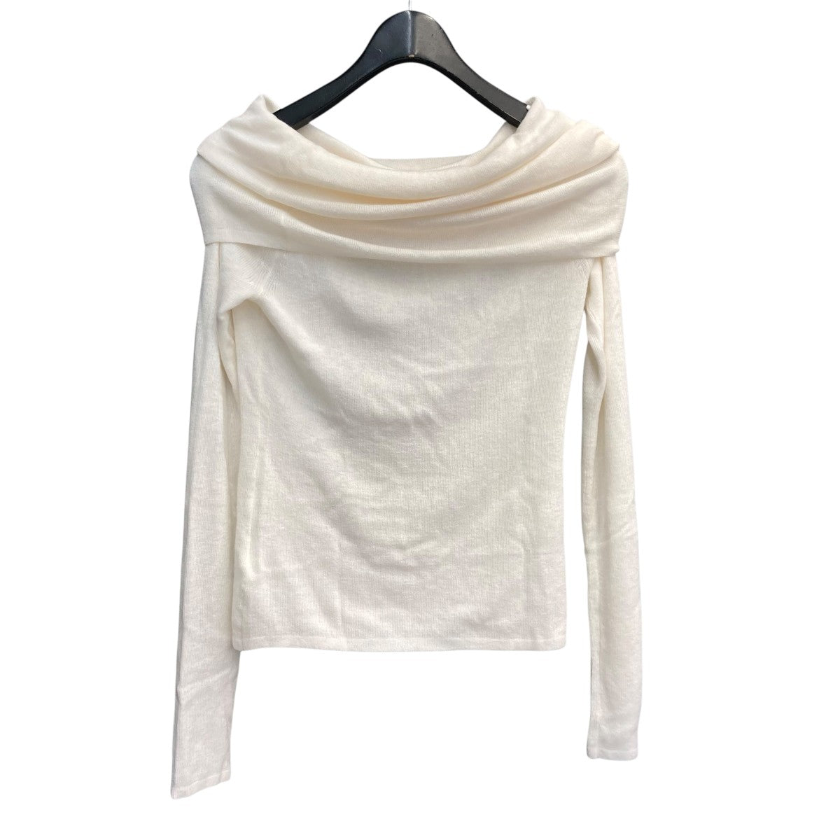 ドレープギャザーオフショルニットプルオーバーオフショルダーニットFWNT245211