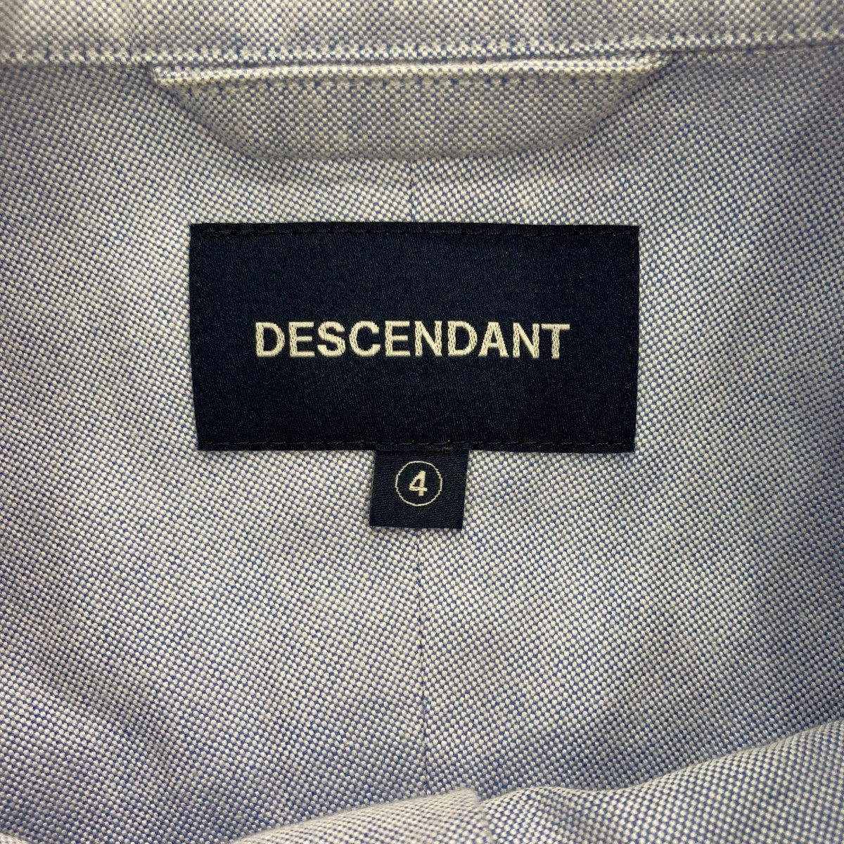 DESCENDANT ボタンダウンシャツ 古着・中古-6枚目のアイテム画像