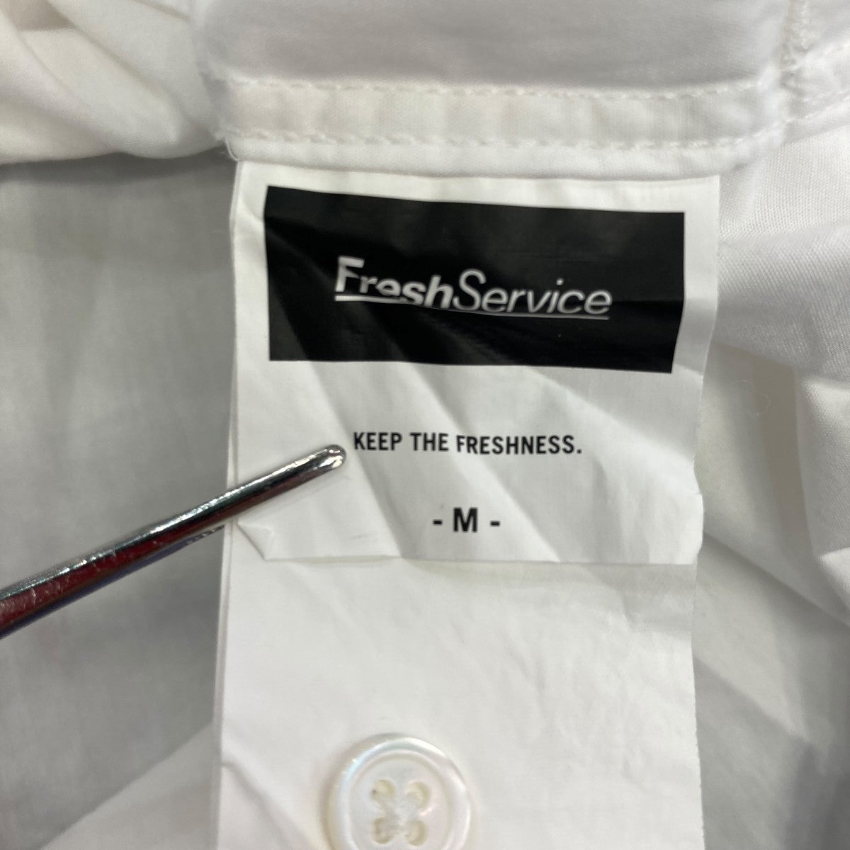 FreshService CORPORATE UNIFORM L S SHIRTレギュラーカラーシャツFSC242-50026B 古着・中古-7枚目のアイテム画像