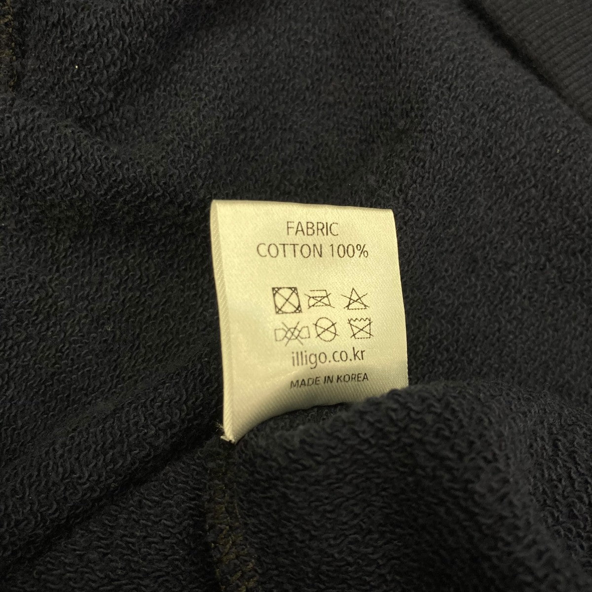 ILLIGO LOGO PATCH HOODIE ZIP-UPジップパーカー 古着・中古-6枚目のアイテム画像