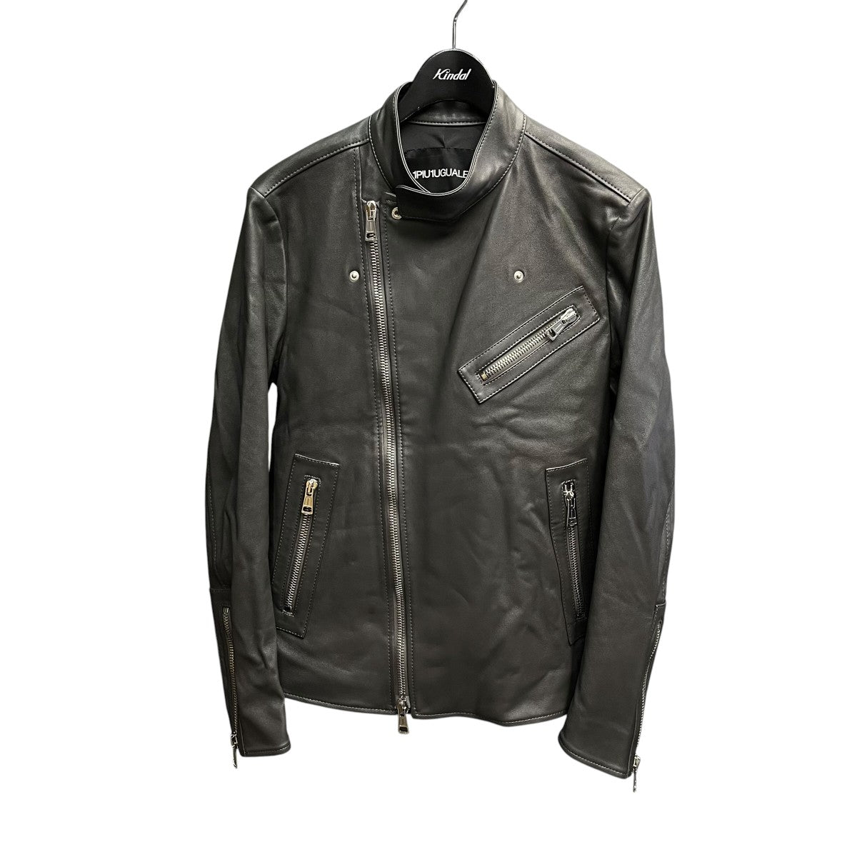 23SSLEATHER SEMI W-RIDERSレザージャケットMRB571 LAB046