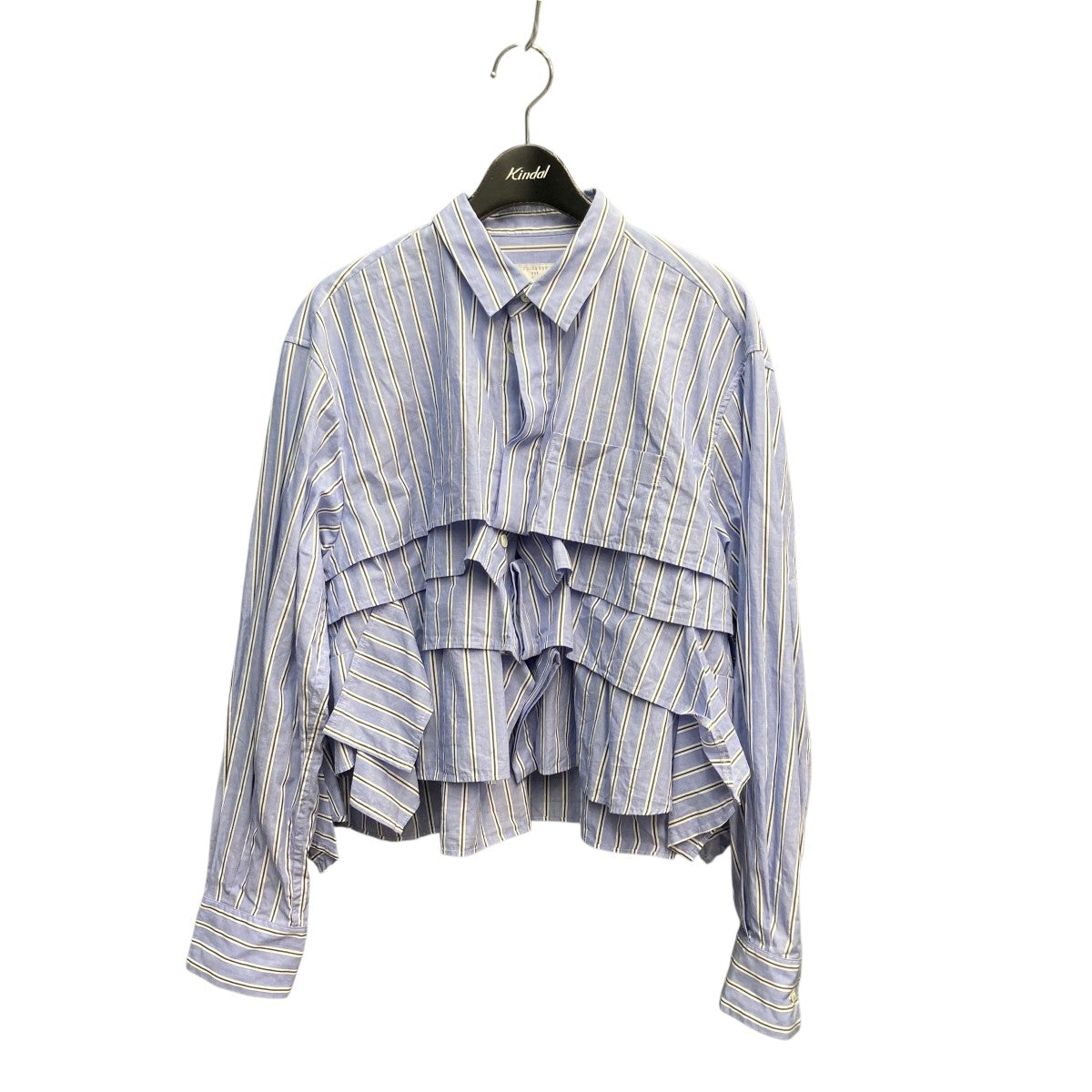 新品タグ付き　sacai サカイ　2023 ストライプ　シャツ sacai - sacai / サカイ | ストライプ フレアシャツ | 2