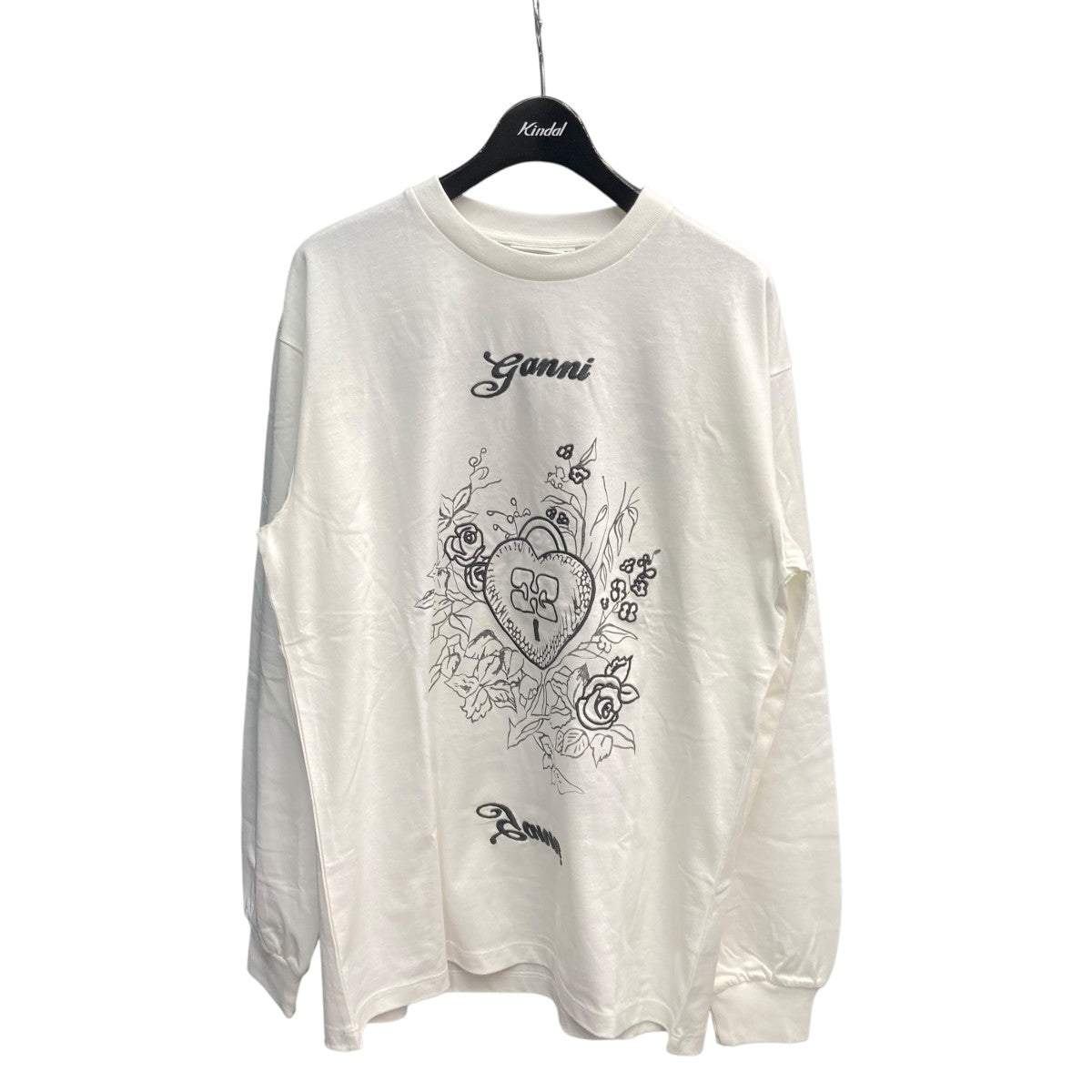 Ganni(ガニー) 25SSRe-cut Heavy Jersey Charm Long Sleeve