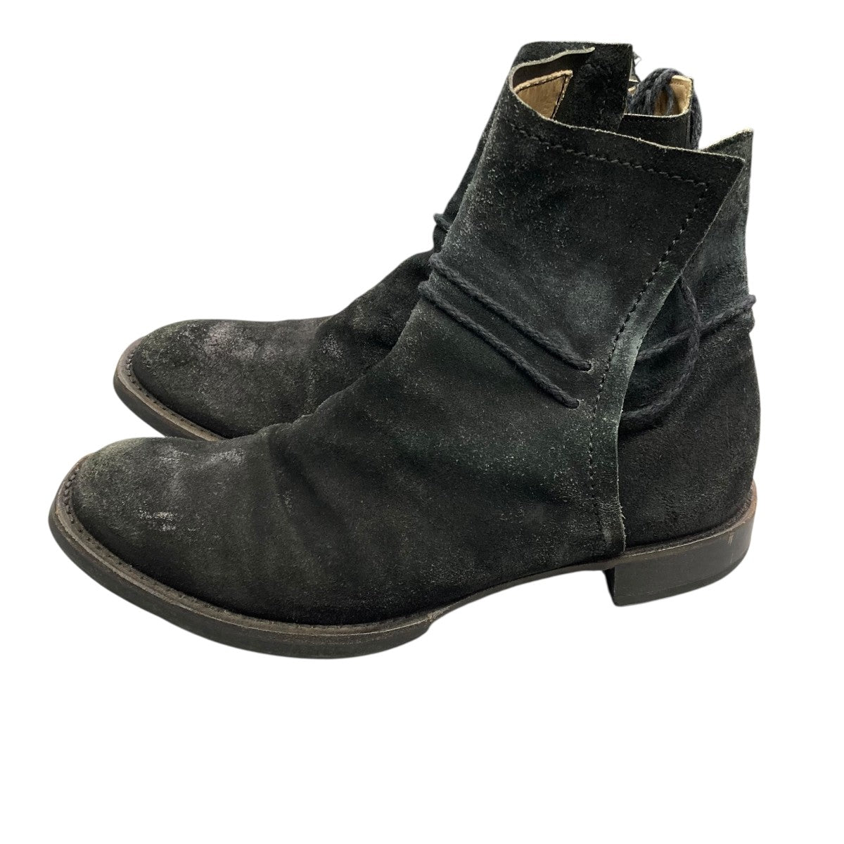 ASYMMETRIC BOOT WITH LACESブーツYY33
