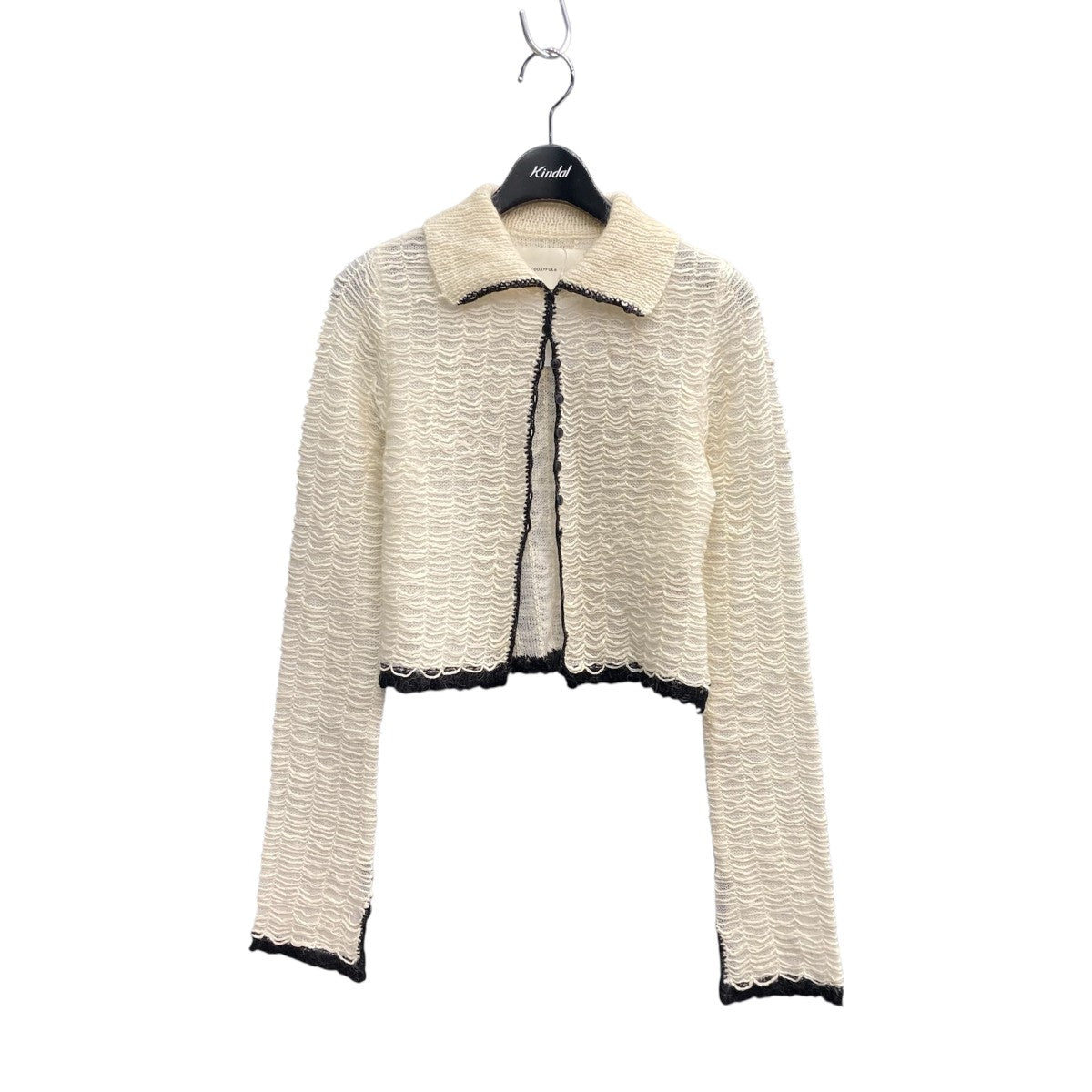 TODAYFUL Mesh Jacquard Knitshirts アイボリー TODAYFUL(トゥデイフル) Mesh Jacquard Knitshirtsカーディガン