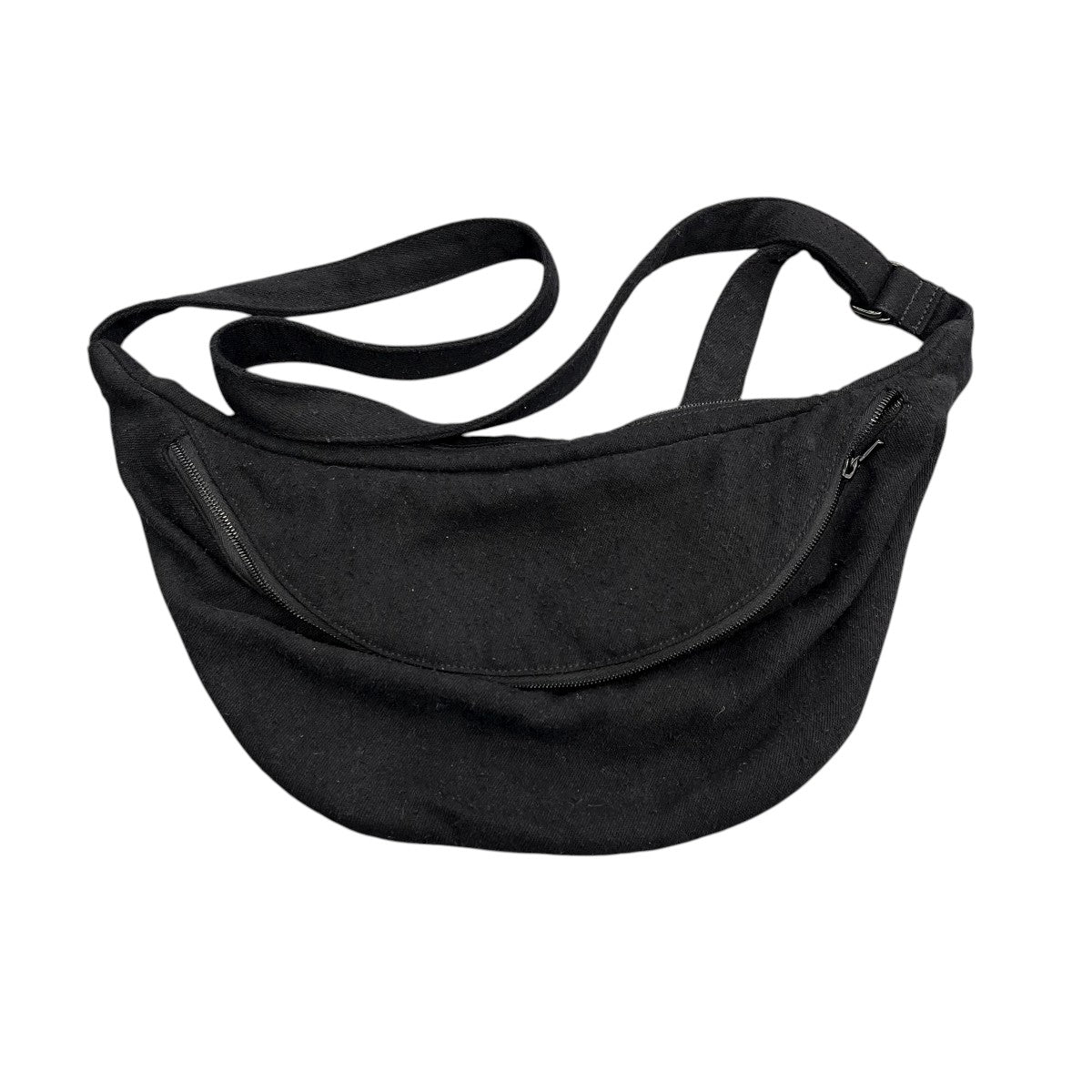 comoli シルクネップショルダー COMOLI(コモリ) シルクネップショルダーポーチ ブラック｜【公式