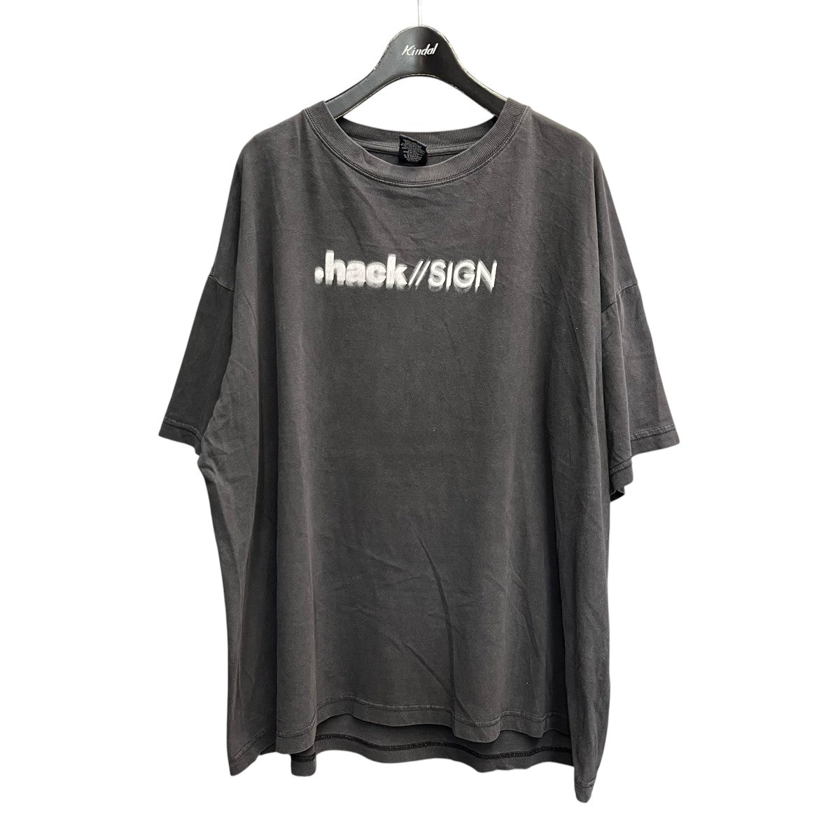 USED(ユーズド) U．S．T'S 707 ．hack SIGN半袖カットソー ブラック